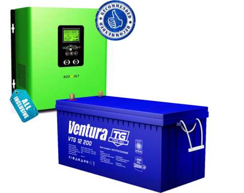 Комплект ИБП ECOVOLT TERMO 312+VENTURA VTG 12-200