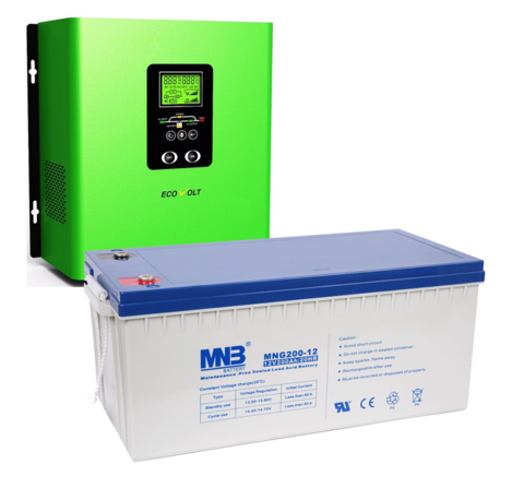 Комплект ИБП ECOVOLT TERMO 312+MNB MNG 200-12